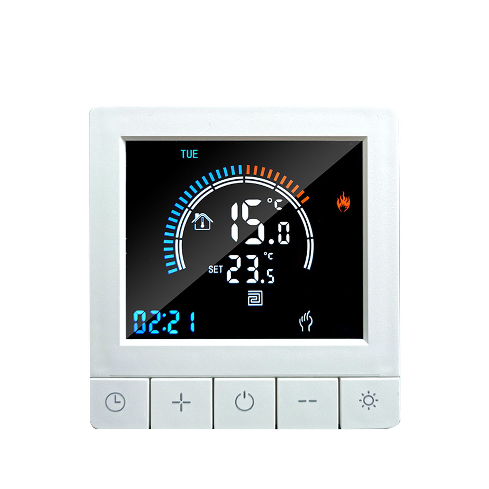 Heizkörperthermostat Digitaler Thermostat mit LCD-Displaysensor für Home Office Hotel