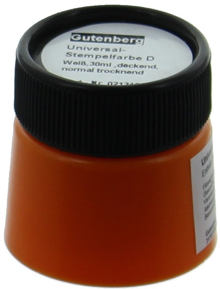 Stempel Stempelfarbe Universal D 30ml weiß