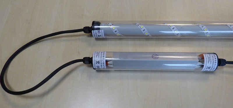 XENON LED Außen-Wandleuchte 9604 SMART Gabionenleuchte 1,00m CCT=Warm Weiß-Kalt Weiß APP Steuerung, LED, Xenon
