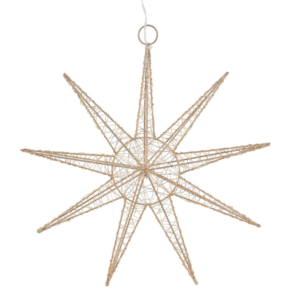 ECD Germany LED Stern Weihnachtsstern Weihnachten Schneeflocke Weihnachtsde günstig online kaufen