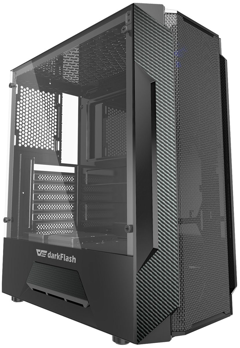 Darkflash Gaming-Gehäuse Leo Tower USB3.0 Computer Gamer Case PC-Gehäuse bis zu 6 Lüfter Seiten