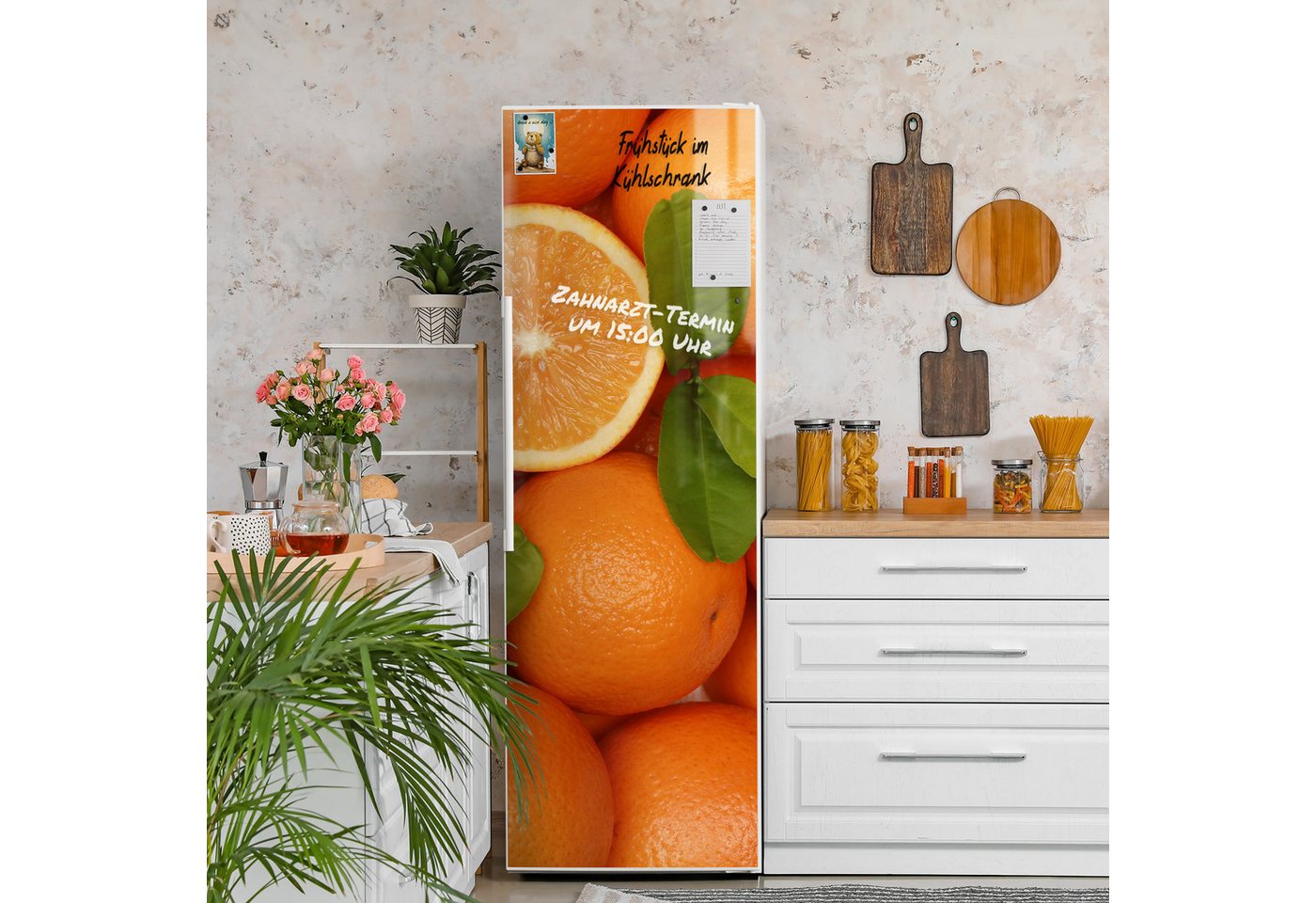 Thumbnail - DEQORI Magnetfolie 'Vitaminreiche Frische', beschreibbar Kühlschrank Magnetmatte magnetisch Magnetfolie