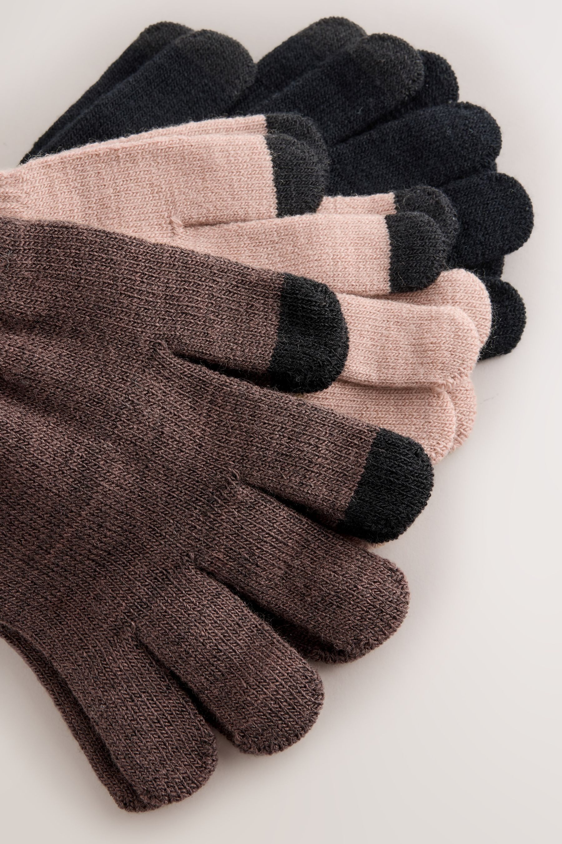 Next Strickhandschuhe Zauberhandschuhe 3er-Pack (3-St)