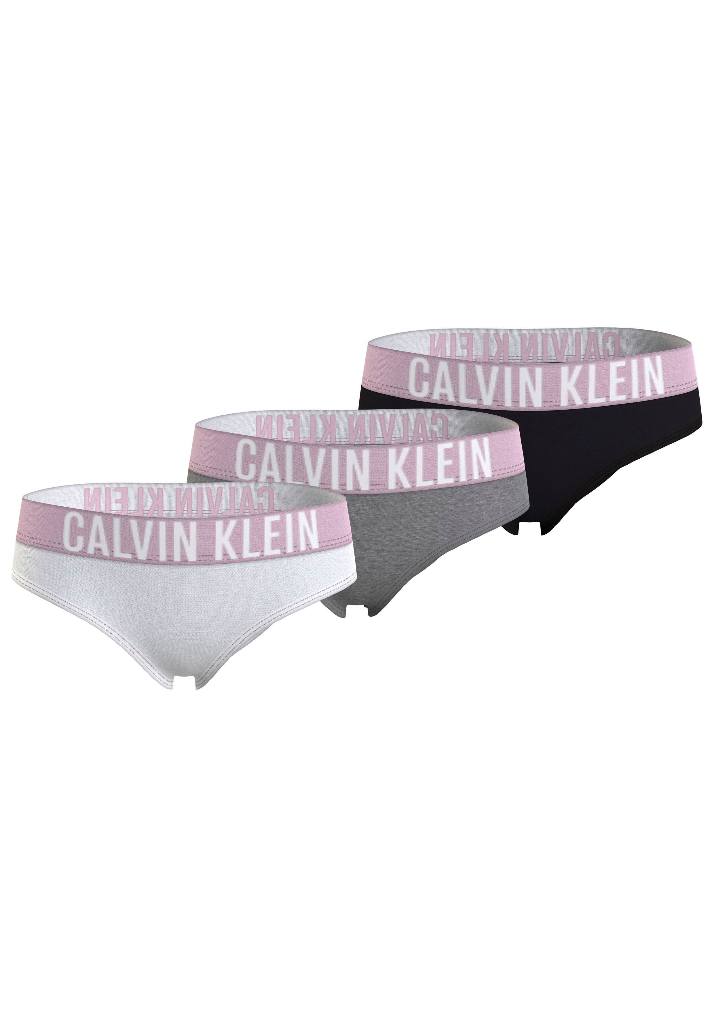 Calvin Klein Underwear Bikinislip mit Klein Calvin 3er-Pack) Elastikbund BIKINI (Packung, 3PK