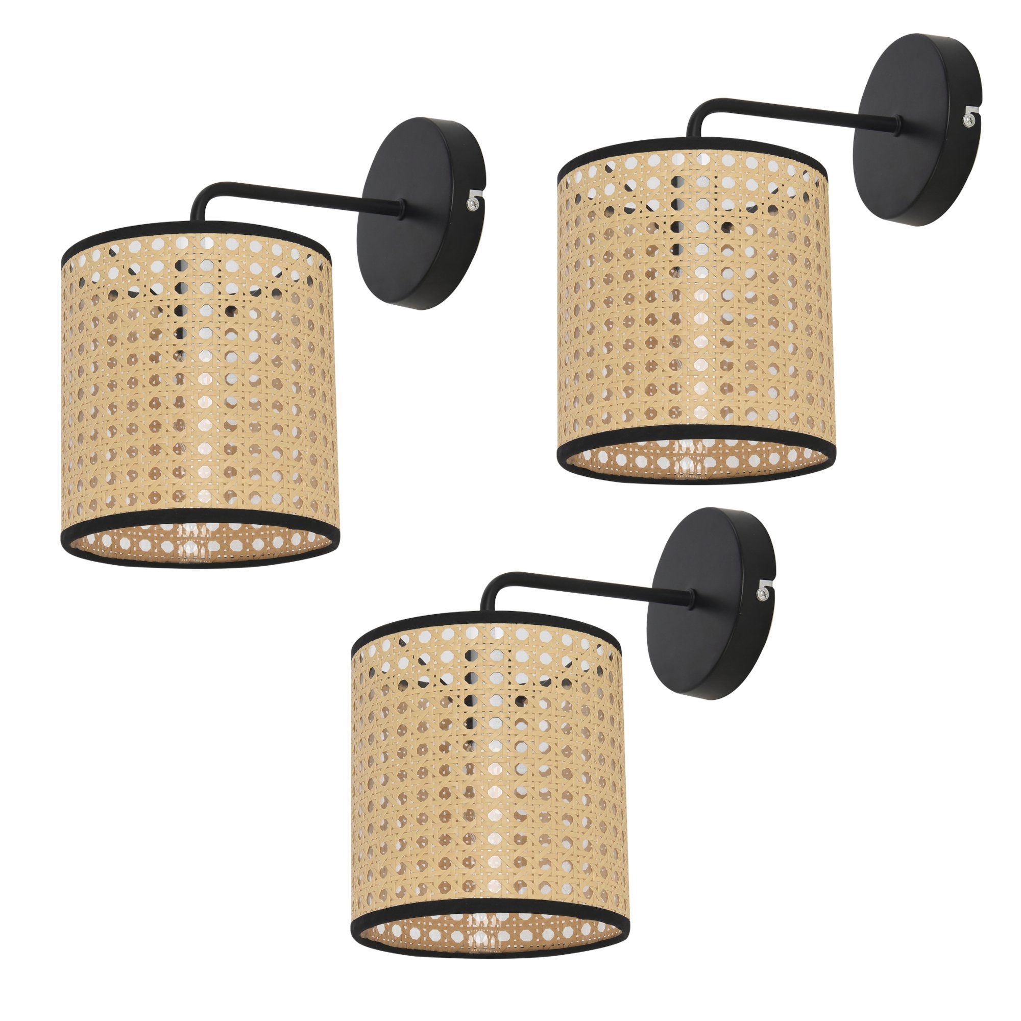 lux.pro Wandleuchte, »Southend« 3er Set 1xE14 günstig online kaufen