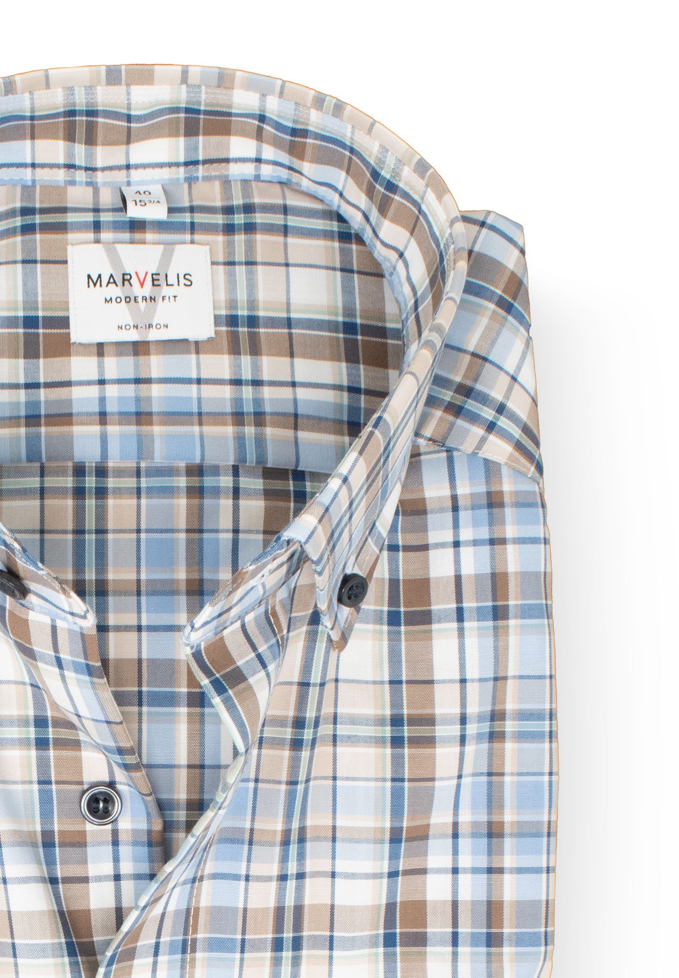 MARVELIS Businesshemd Modern Fit normale, leicht günstig online kaufen