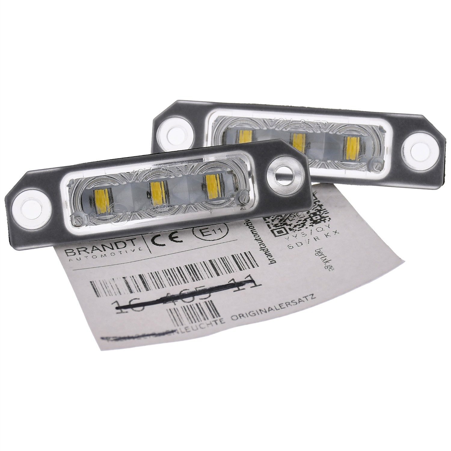 BRANDT AUTOMOTIVE KFZ-Ersatzleuchte LED Kennzeichenleuchten Auto Kennzeichenbeleuchtung, für Lincoln MKS I D3 (09–16); MKT I D4 (10–18); MKX I U388 (07–15)...