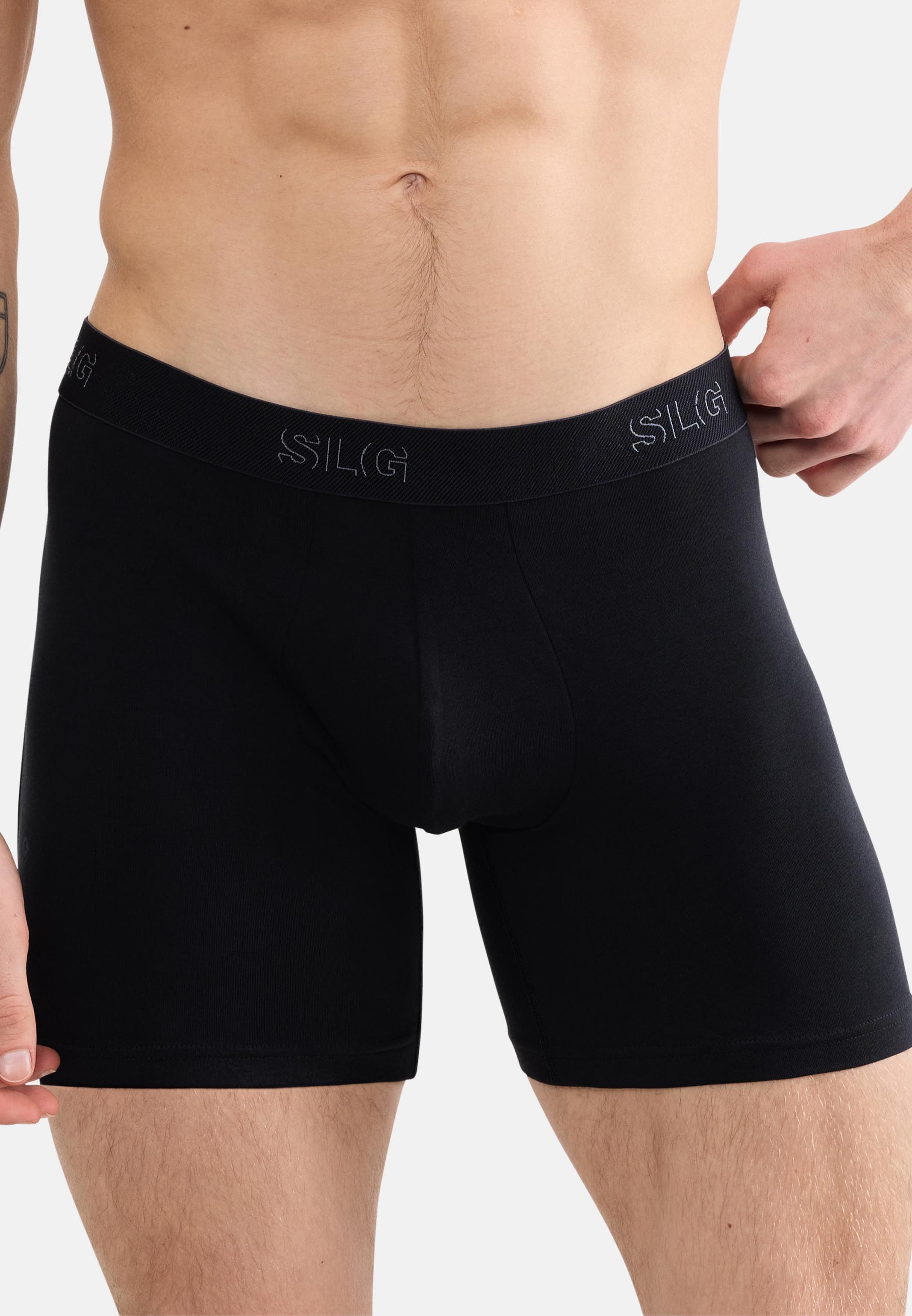 sloggi Retro Boxer 6er Pack SLG Base (Spar-Set, 6-St) Long Short / Pant - Baumwolle - ohne Eingriff - Atmungsaktiv