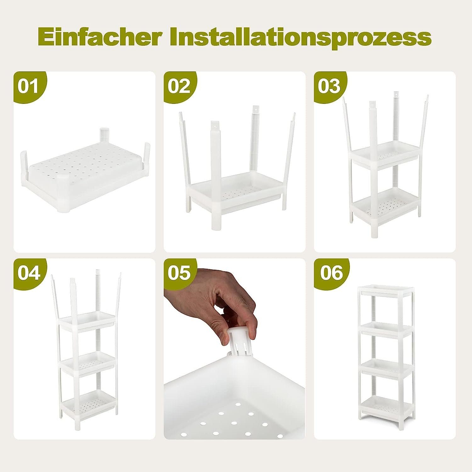 Ebenen, Set, 2er x Nischenregal, Badregal x 99,5 23 4 cm 36 mit KOMFOTTEU