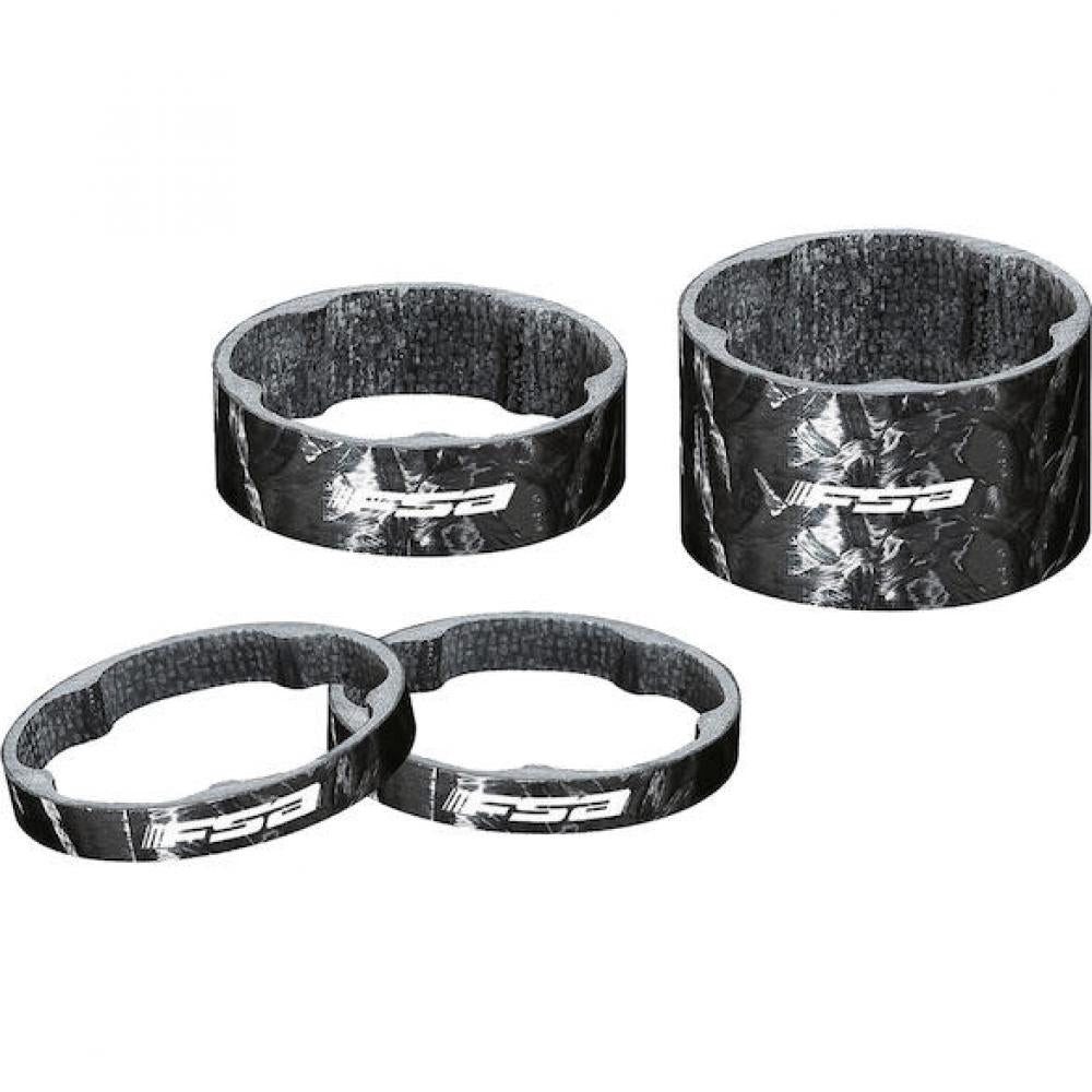 FSA Fahrradlenker FSA Vorbauspacer Carbon 20 mm x 1 1/8" Schwarz - Ahead-Set Spacer