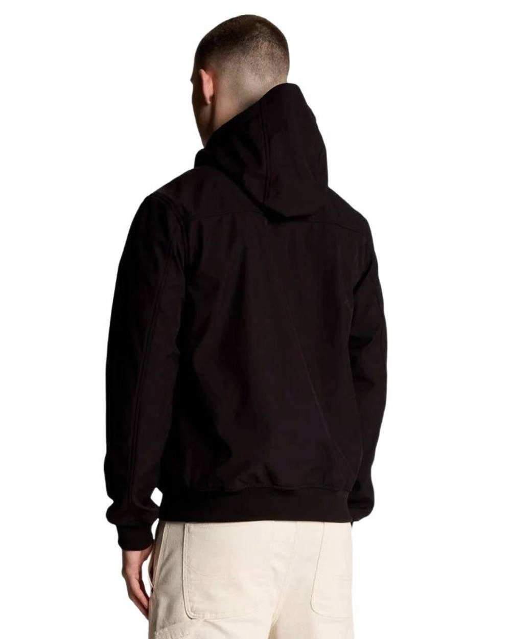 Lyle & Scott Softshelljacke Jacke Lyle & Scott Mesh Black Softshell