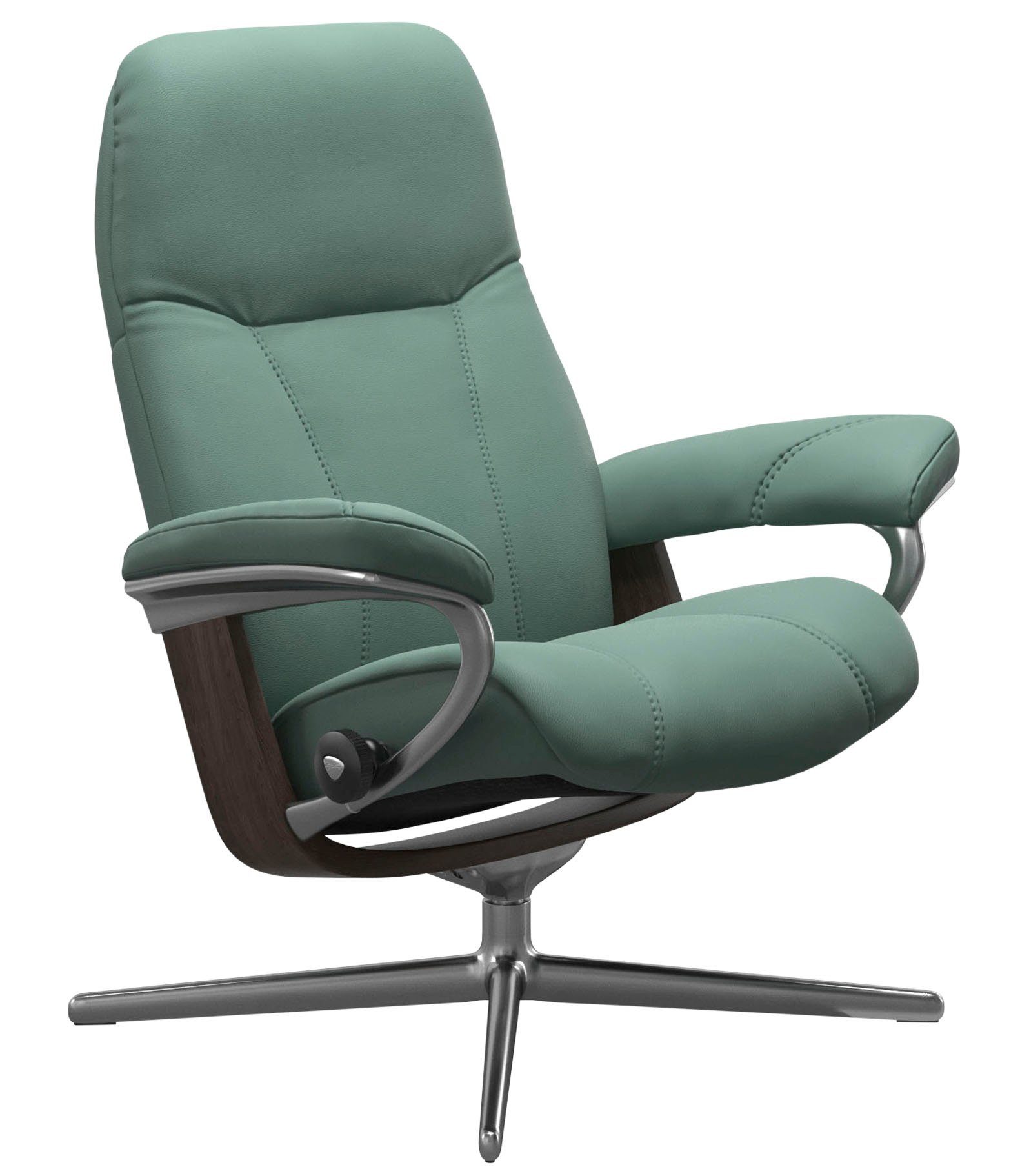 Stressless® Relaxsessel Consul, mit Cross Base, Größe S, M & L, Holzakzent Wenge