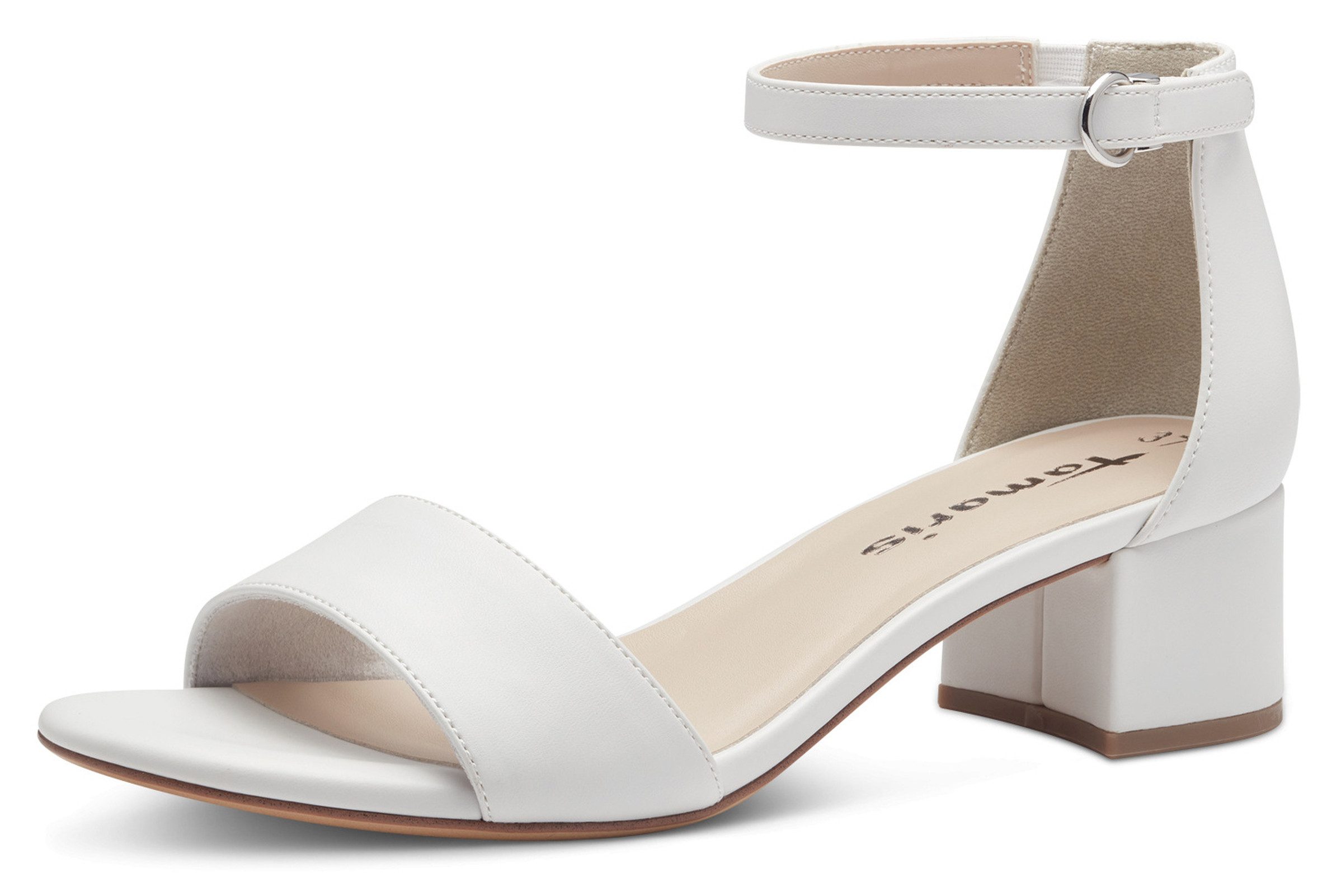 Tamaris 1-28295-42 140 White Matt Sandale