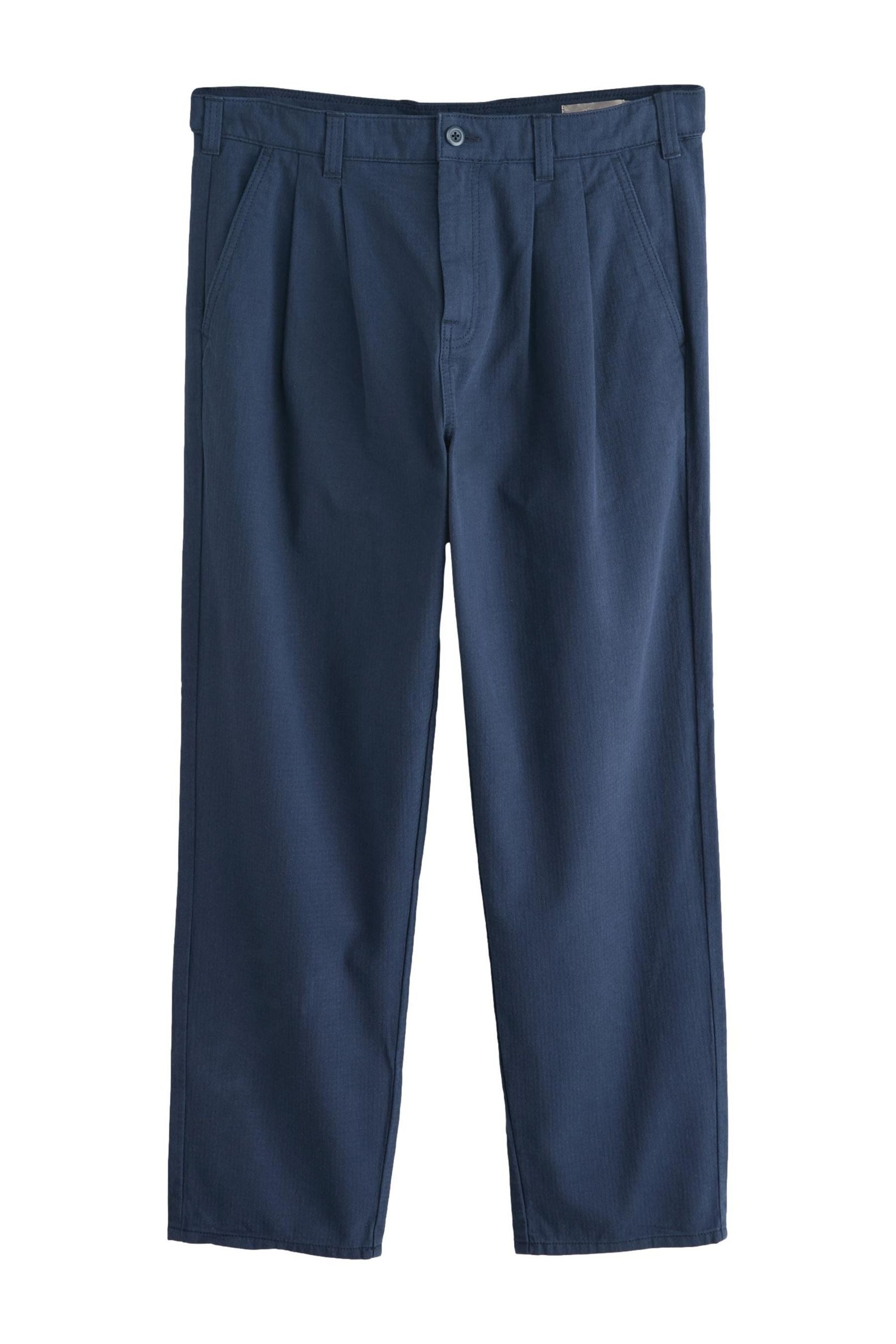 Next Bundfaltenhose Authentische Relaxed Fit Bundfaltenhose (1-tlg)