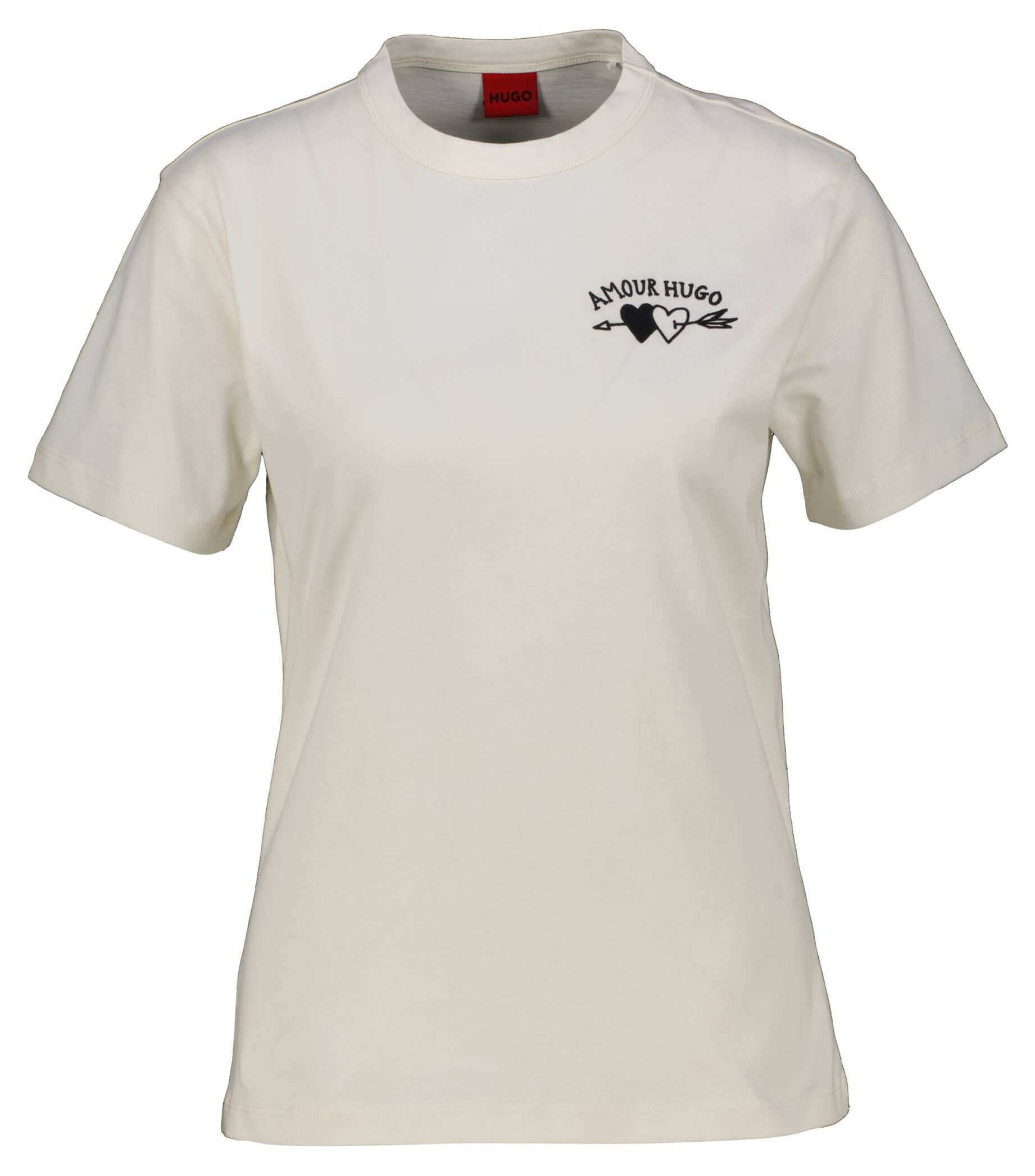 HUGO T-Shirt Damen T-Shirt DAMACIA Regular Fit (1-tlg)
