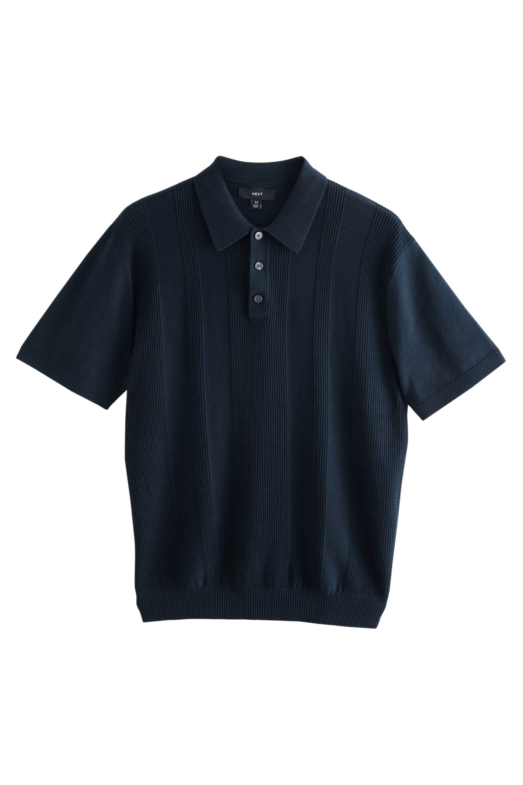 Next Poloshirt Kurzärmeliges Strick-Polohemd im Regular Fit (1-tlg) günstig online kaufen