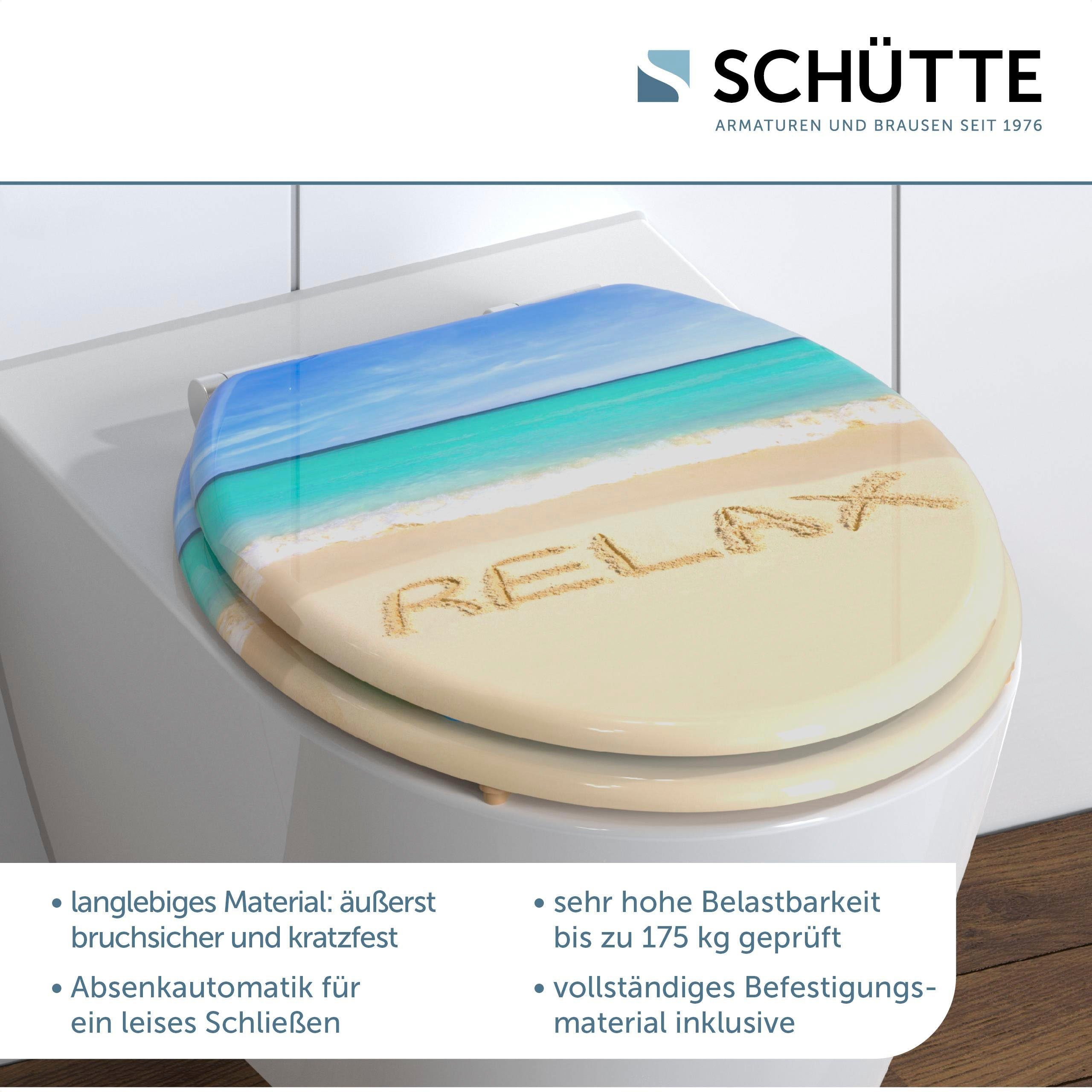 Schütte WC-Sitz Relax, mit Absenkautomatik und günstig online kaufen
