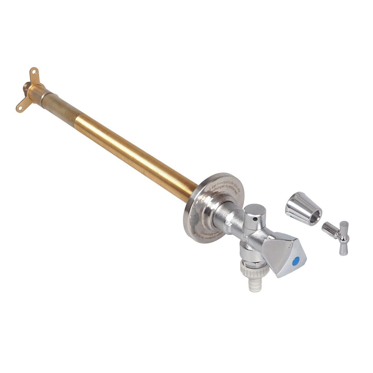 Schlösser Ablaufgarnitur Frostsichere Außenarmatur mit 1/2" L= max 420mm ablängbar