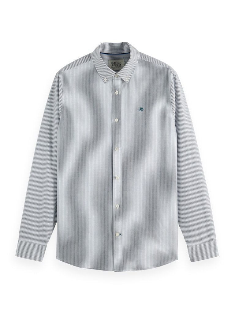 Scotch & Soda Langarmhemd Seasonal core - Striped regular-fit