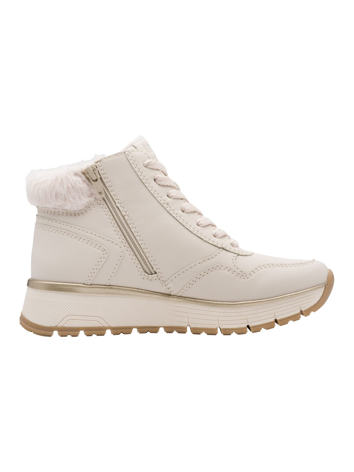 Jana Tex, Removable Sock, Vegan, Mehrweite mit Absatz Schnürstiefelette Tex