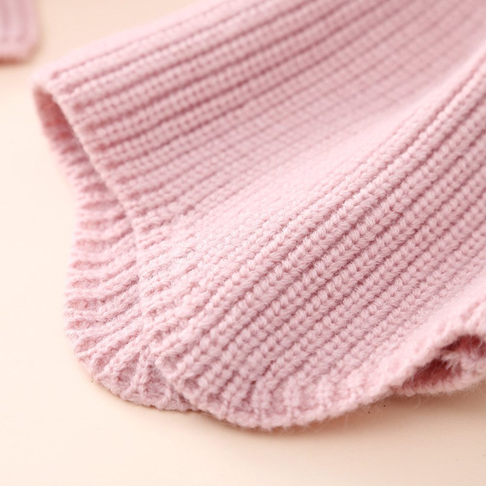 Coonoor Filzhut Kinder Wintermütze Schal Handschuhe Set Warme Winter Bekleidung für Mädchen Jungen 2-6 Jahre – Bild 4 von 5