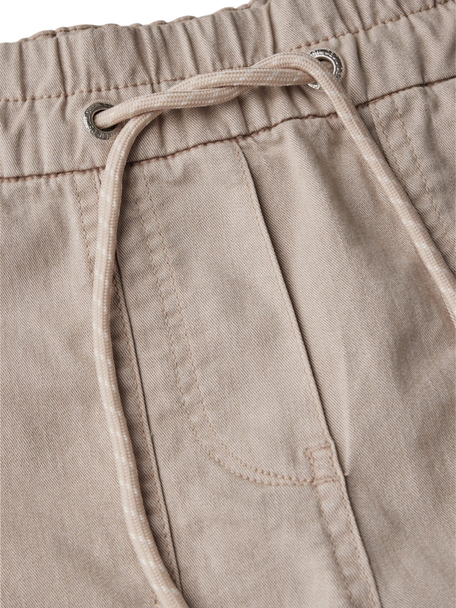 CECIL Stoffhose natur,Casual,Baumwolle,Unifarben,Casual Fit,Mittel