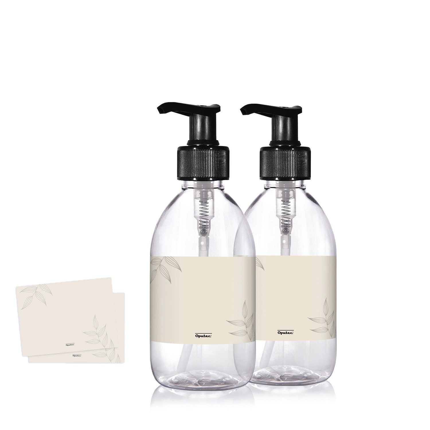 Oputec Seifenspender 2 x 300ml Seifenspender aus Kunststoff Flasche zum Bef günstig online kaufen