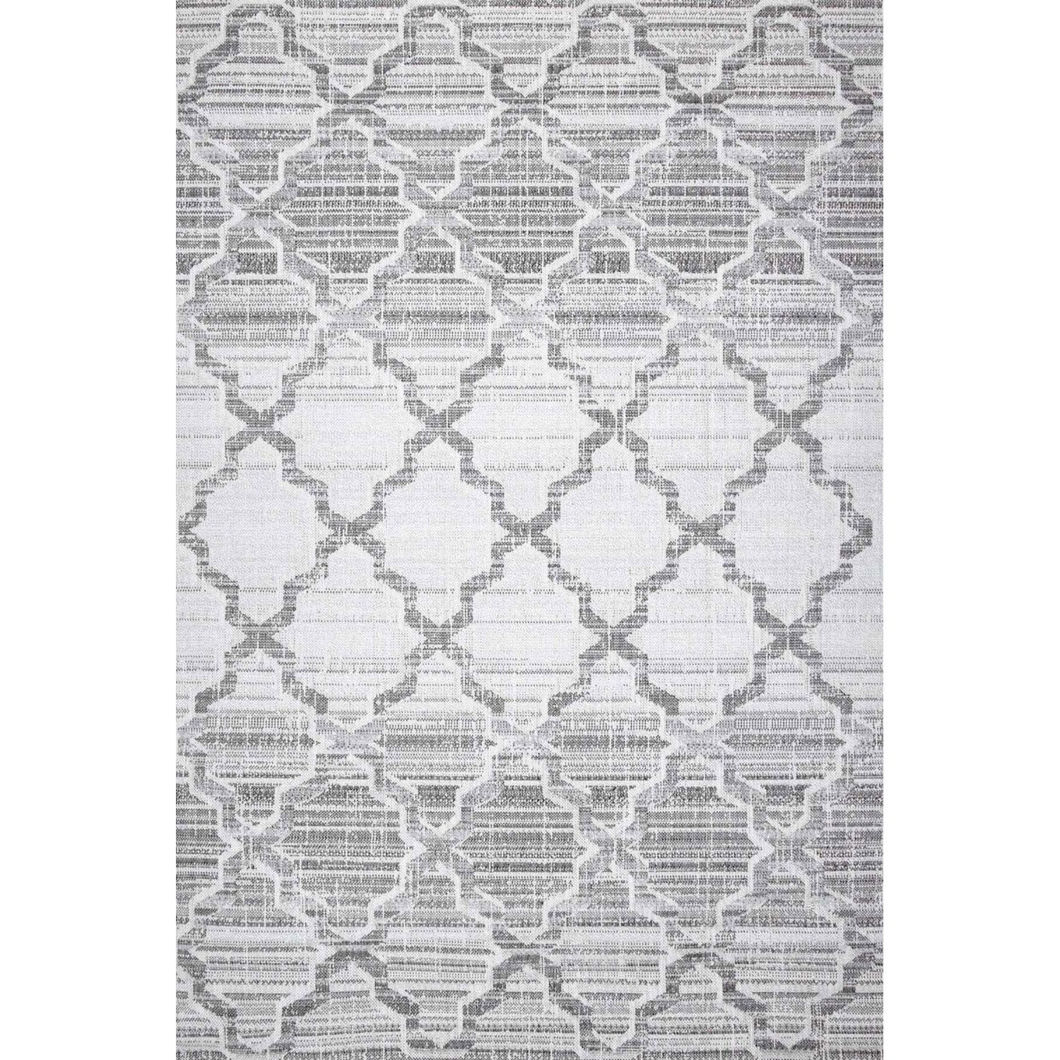 Jungengel Textilien Teppich Karo Silber/Grau 120x160cm günstig online kaufen