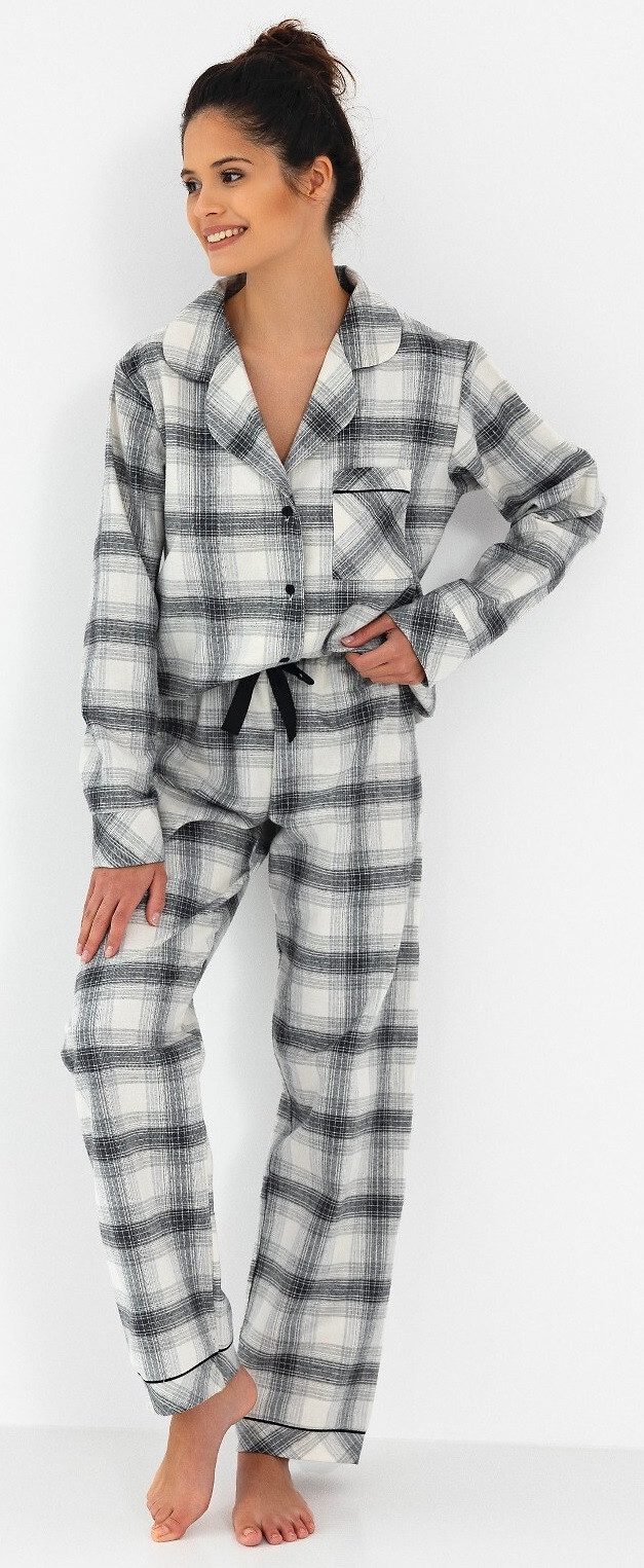 Pyjama Schlafanzug (lange Ärmel, lange Hose) bequem
