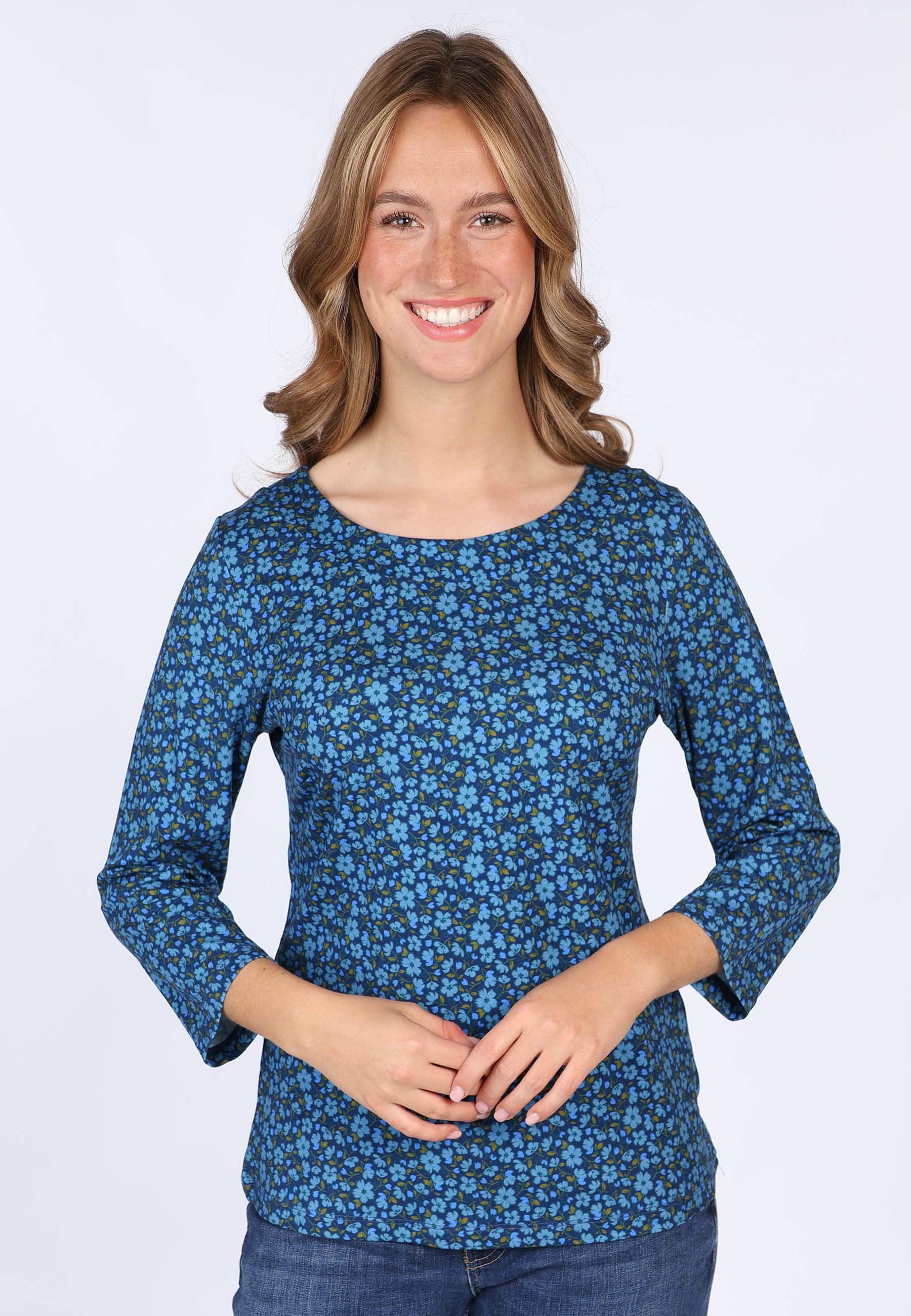 Lykka du Nord Langarmshirt Zoala little flower