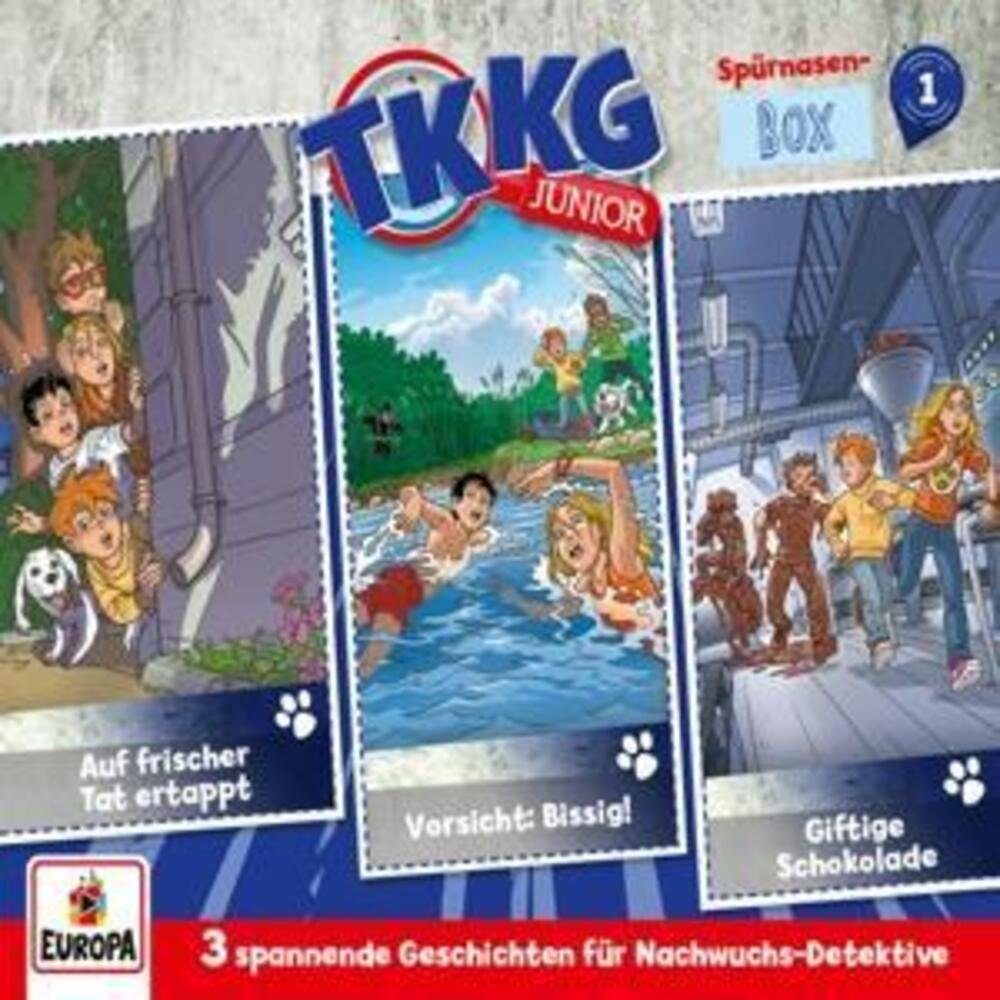 United Soft Media Hörspiel TKKG Junior 3er Box 01 Folgen 1-3 (3 Audio-CD's)