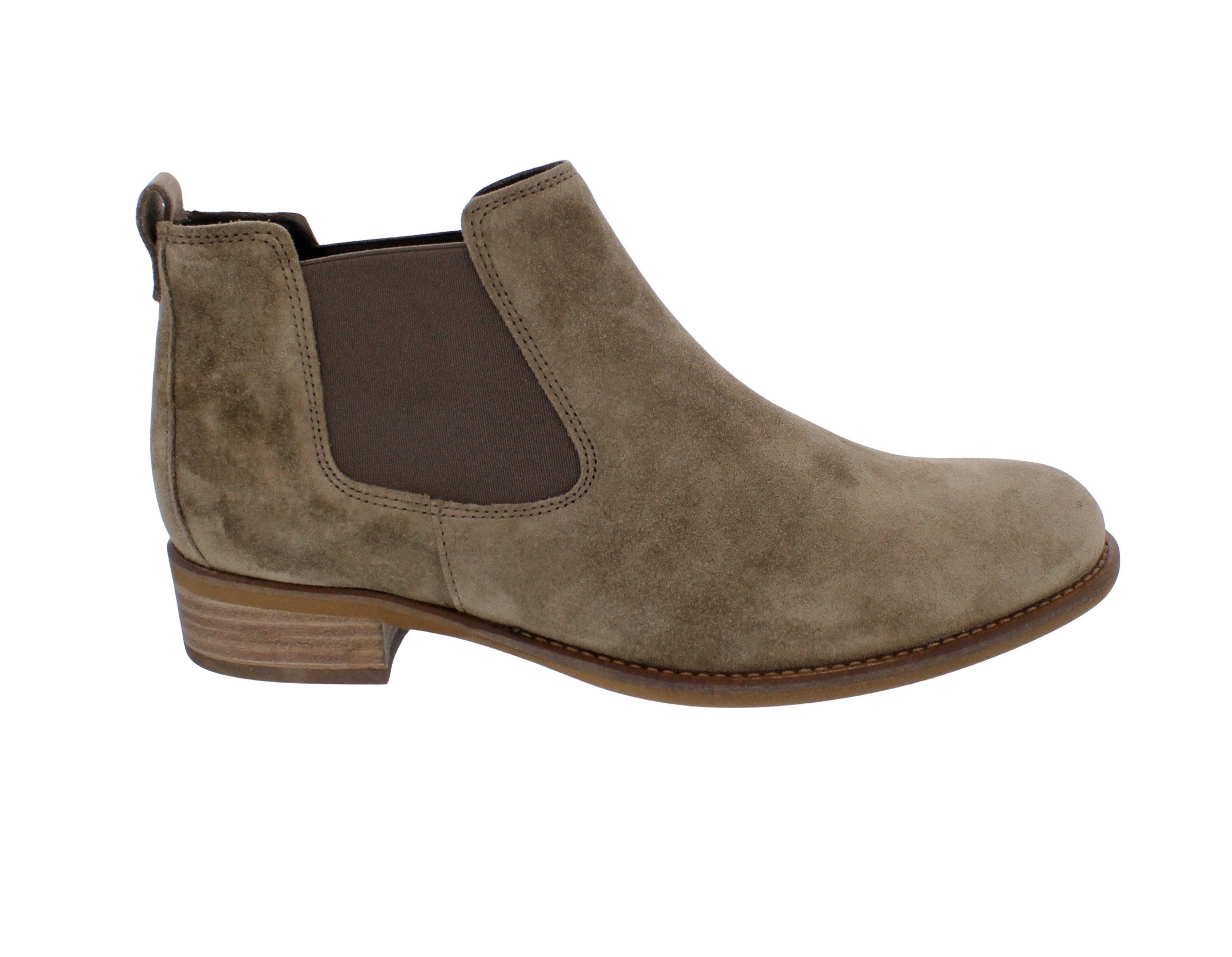 Gabor Gabor Stiefelette 71.640.14, Dreamvelour (Velourleder), farro (braun), Reißverschlussstiefel