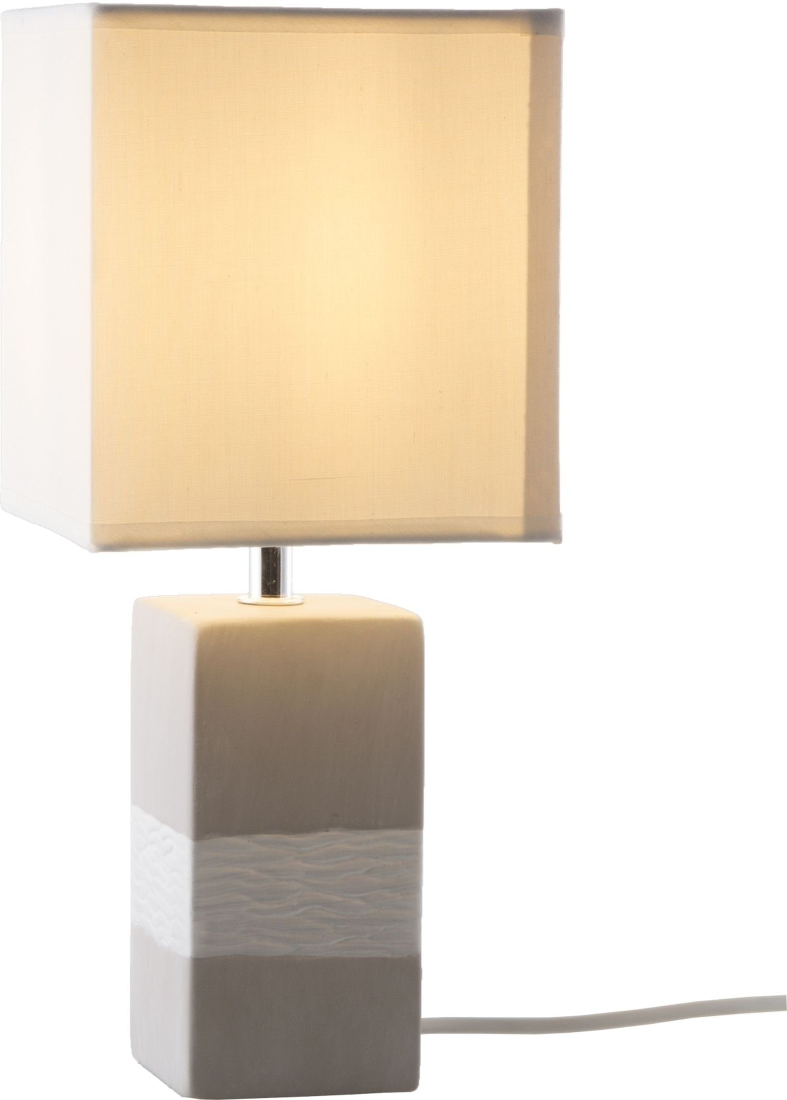 Nino Wohnzimmer Tischlampe bmf-versand Schlafzimmer Leuchten Tischleuchte grau Tischleuchte