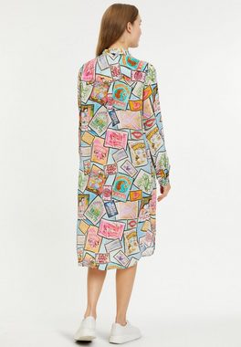 Frogbox Blusenkleid Blouse Dress Disney Postcard mit modernem Design