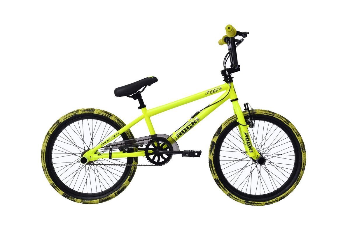 T&Y Trade BIKE 20 Pegs ZOLL RAD Rotorsystem, Rock KINDER Gang, 1 360° BMX-Rad BMX FAHRRAD Gelb, 360° Freestyle ROTOR