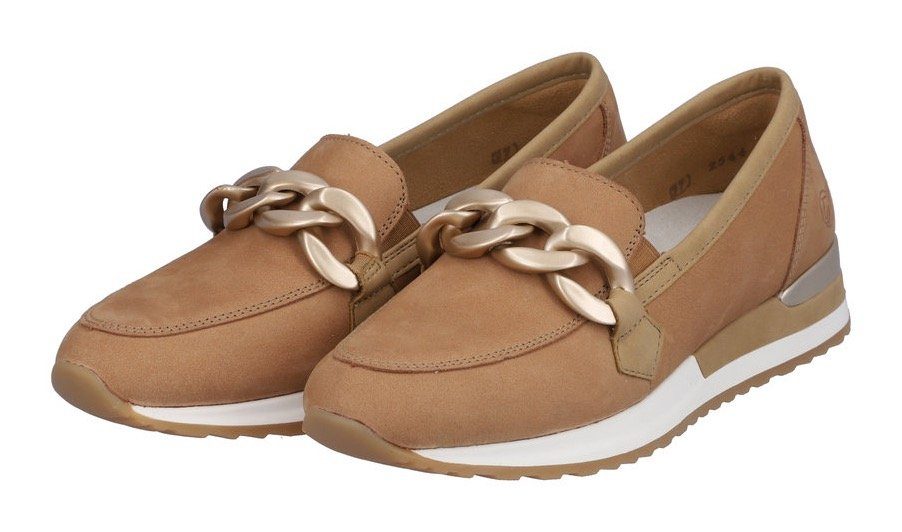 Zierkette Remonte sand Slipper trendiger mit