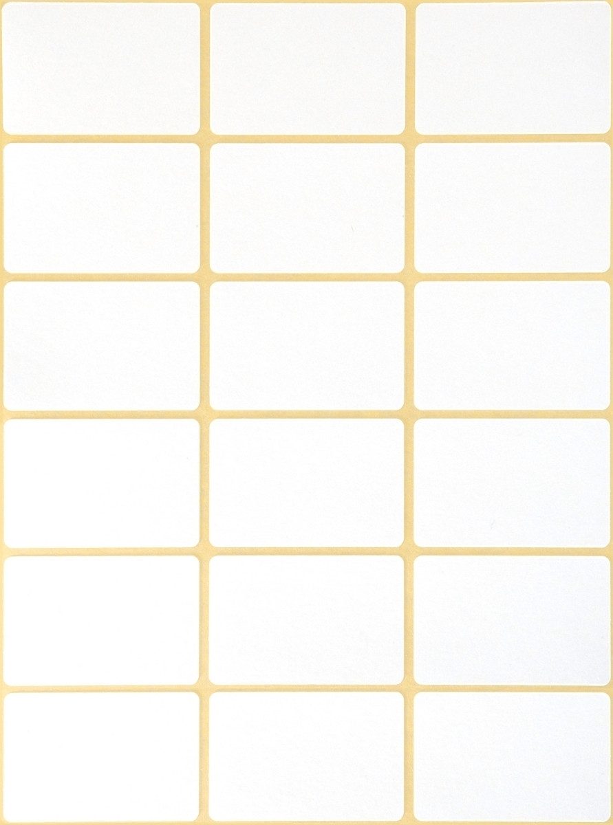 Etiketten Etiketten 38x24mm VE=522 Stück weiß