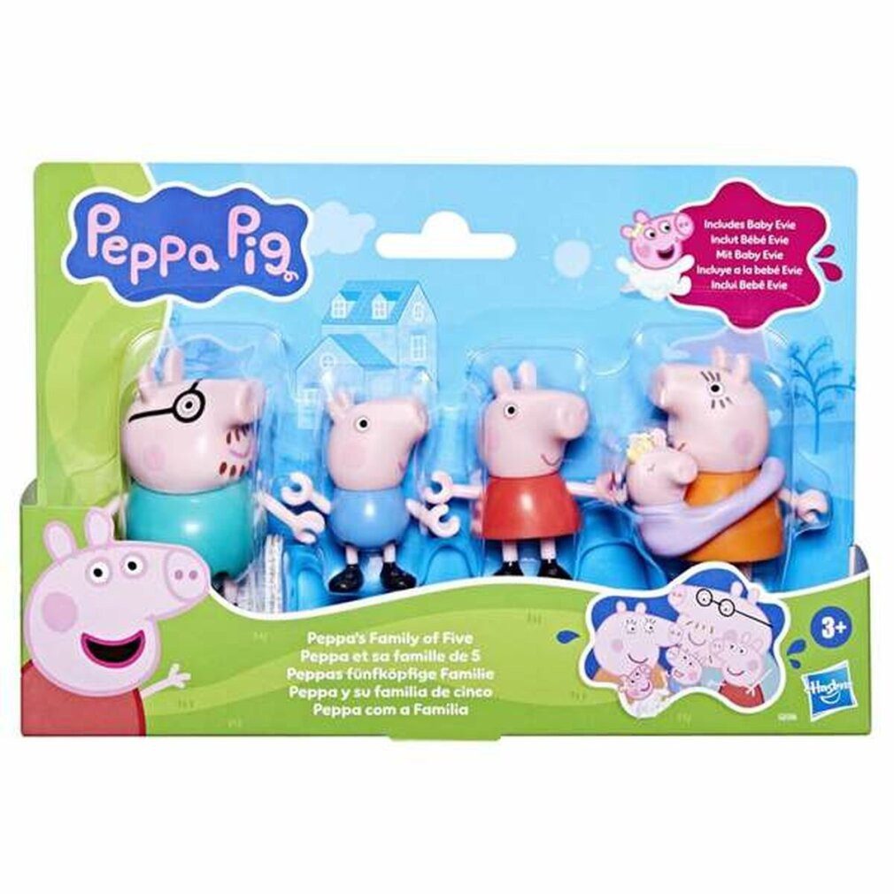 Hasbro Babypuppe PEP Peppas fünfköpfige Familie Figurenset günstig online kaufen