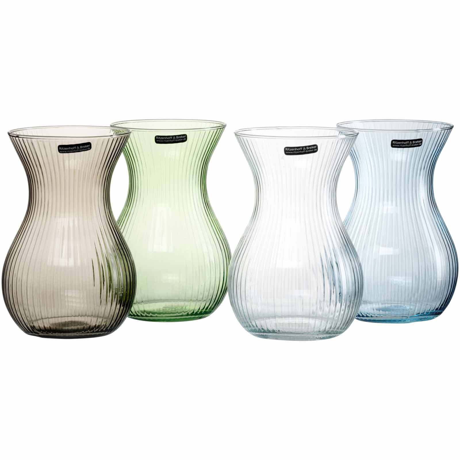 Ritzenhoff & Breker Dekovase Rosalie Vasen 18 cm 6er Set (6x Vase, 6 St)