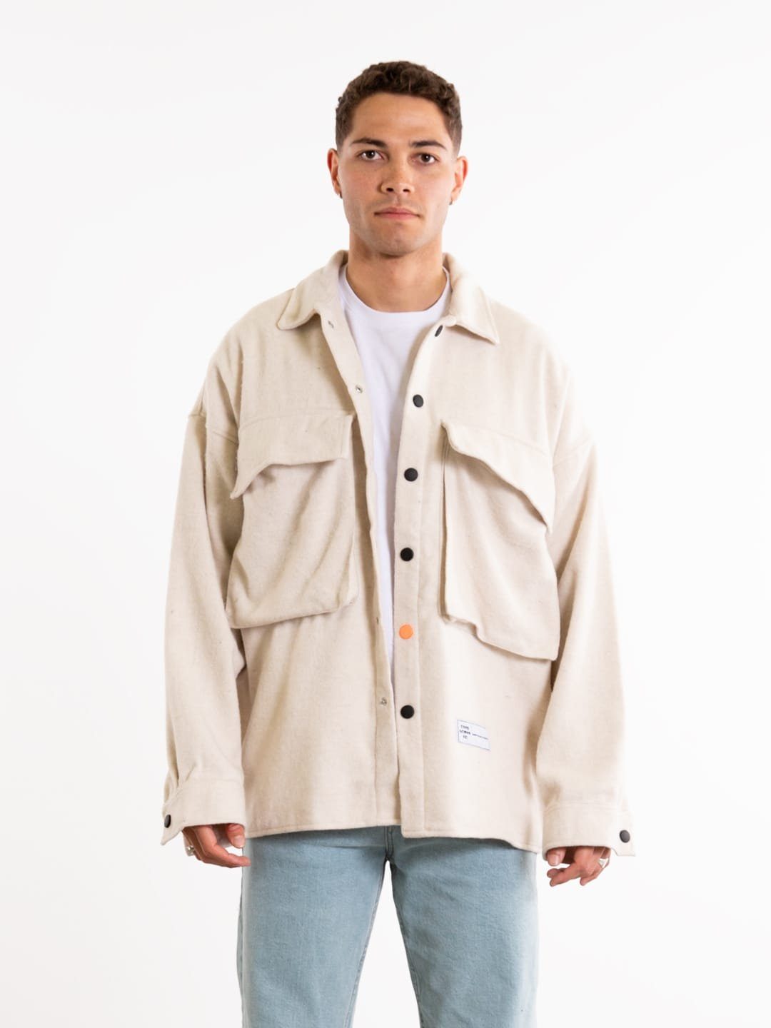 Hemdjacke Hemdjacke Oversize Herren Kleidung Hemd Unisex Overshirt