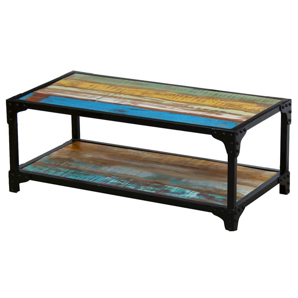 vidaXL Couchtisch Couchtisch Altholz Massiv (1-St)