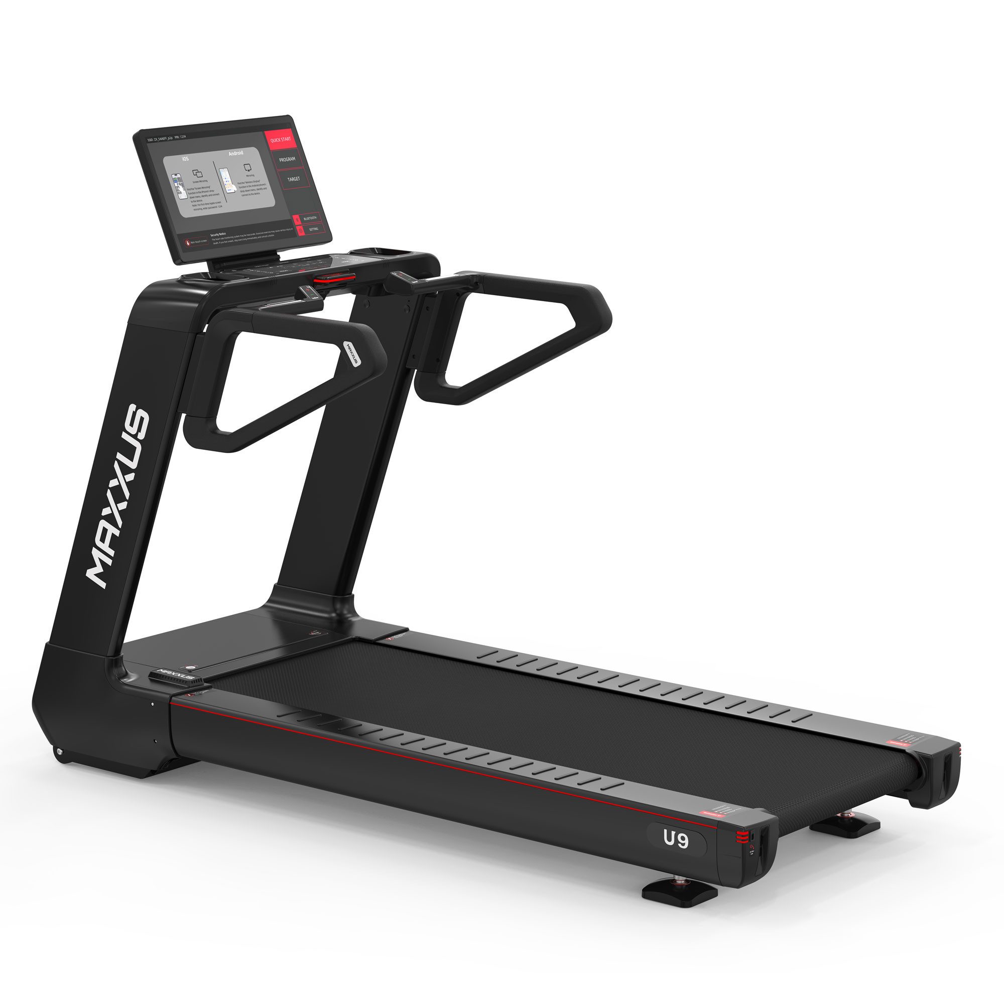 MAXXUS Laufband MAXXUS RunMAXX U9 PRO, 21,5" TFT, AC-Motor, 180 kg