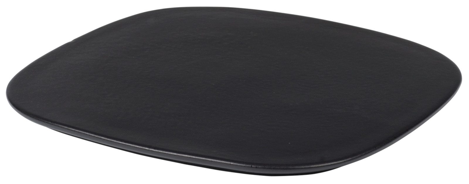 Broste Copenhagen Servierteller Vils Antique Black Servierteller 22 x 22 cm, Steinzeug, (Servierteller)