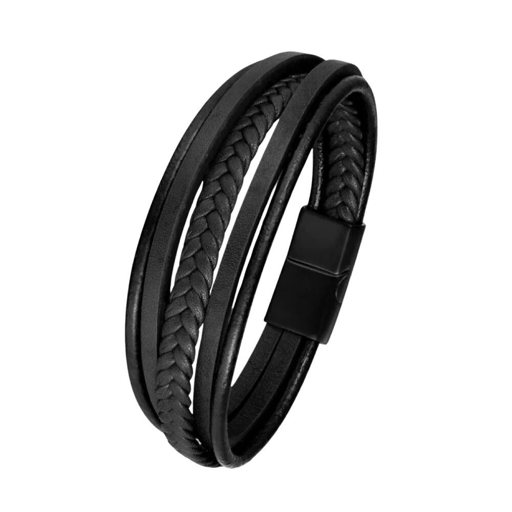 ROUGEMONT Lederarmband Handgefertigtes Herren Lederarmband aus echtem Leder günstig online kaufen