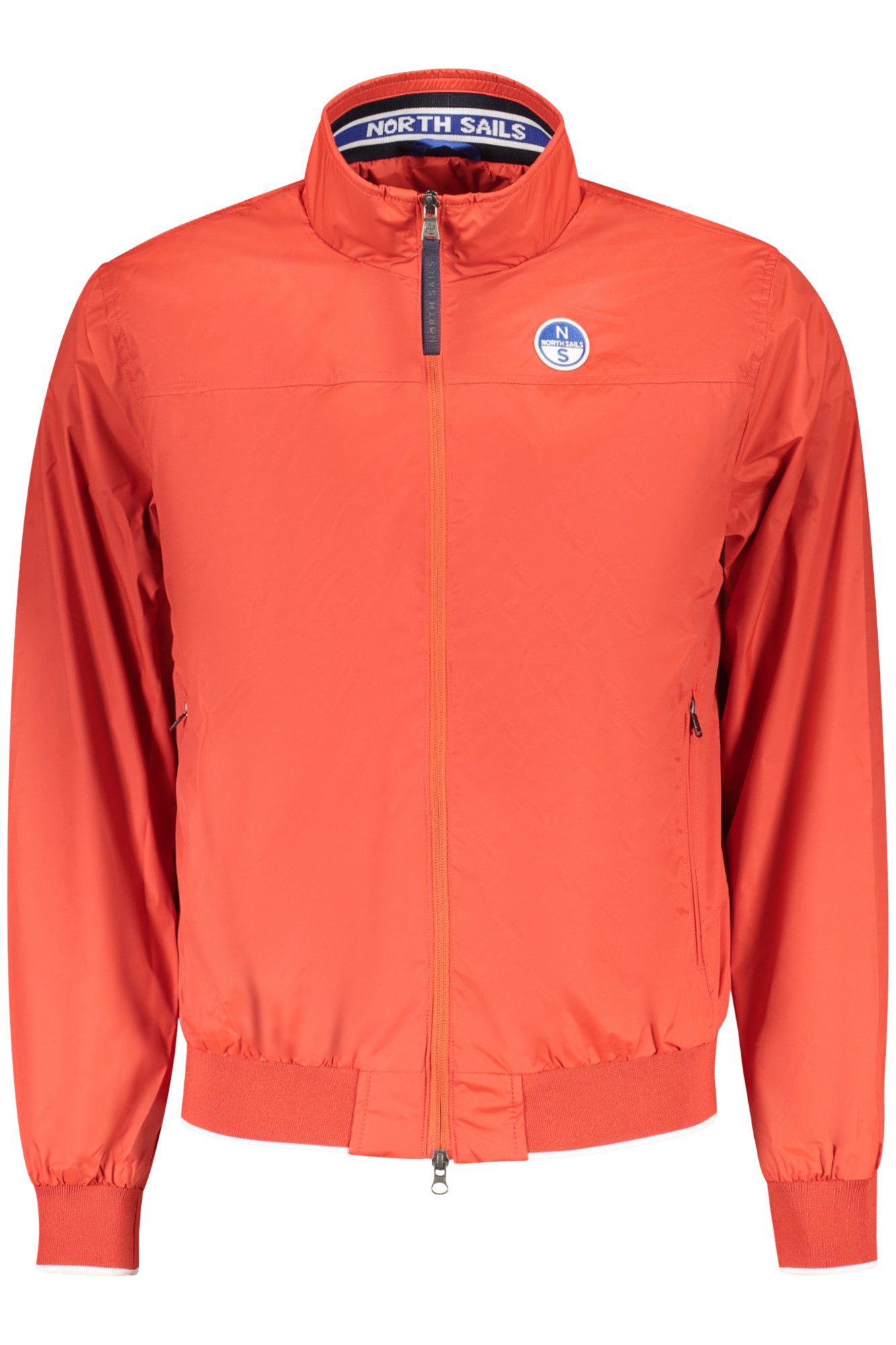 North Sails Outdoorjacke Herren Segeljacke Rot – Recycelt, Zwei Taschen, Ocean Positive
