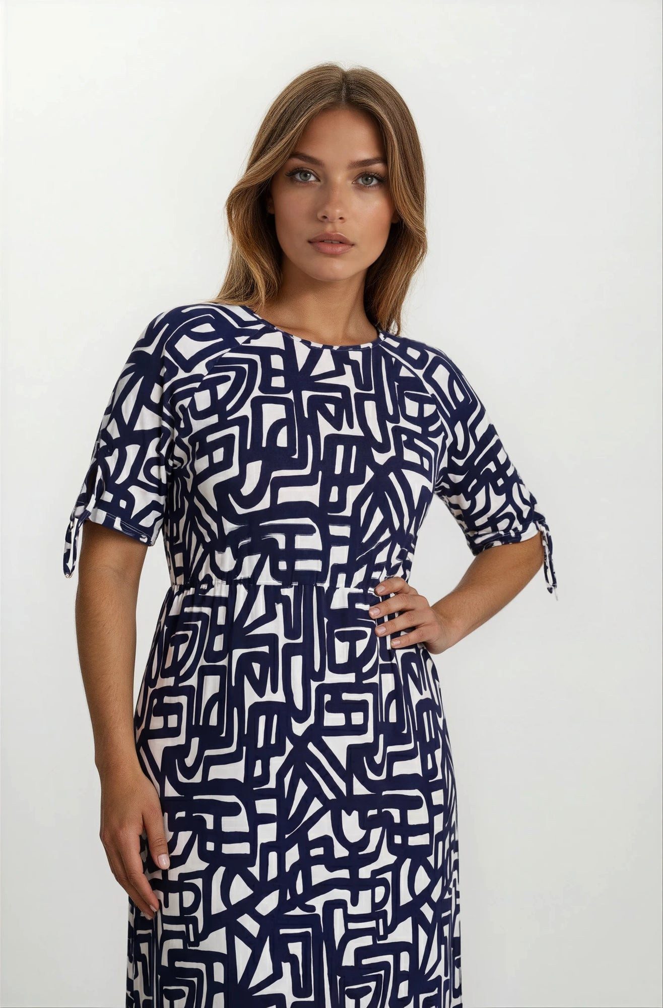 Hajo Jerseykleid Jersey Kleid 1/2 Arm