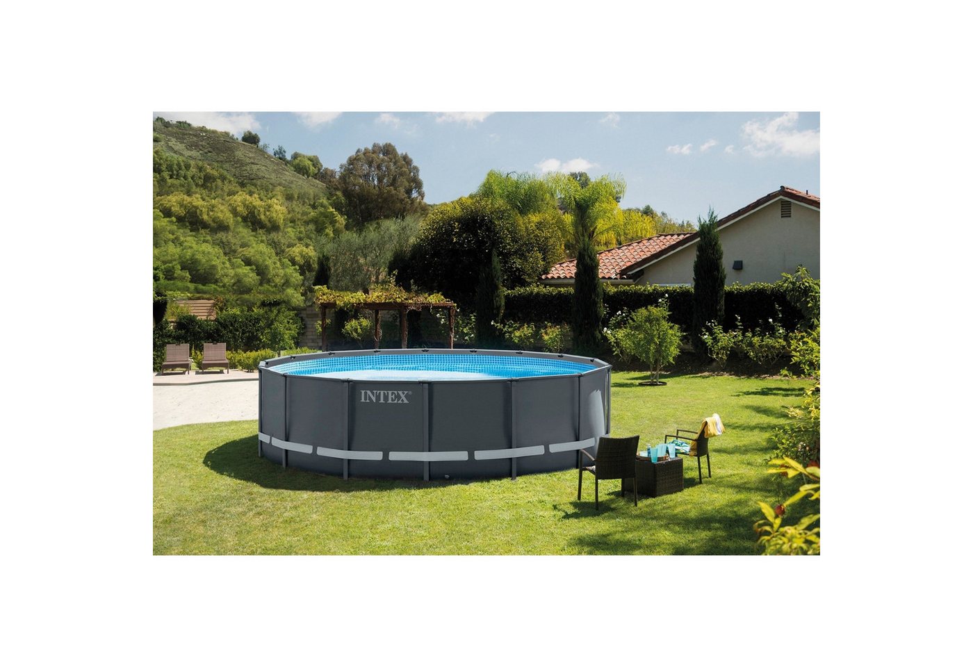 Thumbnail - Intex Framepool 26330GN Frame Pool Set Ultra Rondo XTR Ø 549 x 132 cm