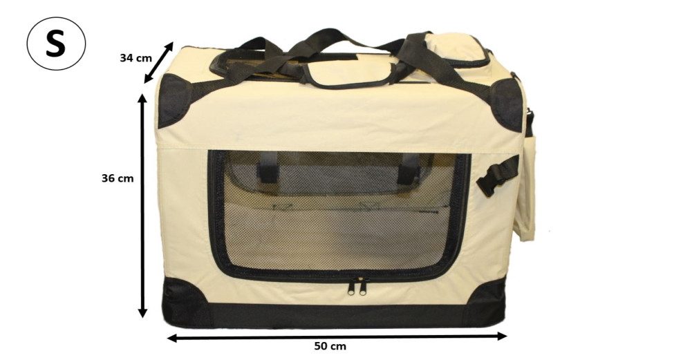 walexo Hunde-Transportbox Faltbare Hundebox Hundetransportbox Katzentransportbox Katzenbox