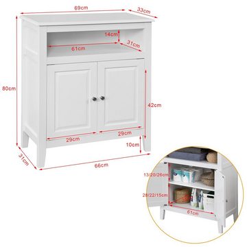 SoBuy Badkommode FRG204, Badschrank Badmöbel Sideboard Flurschrank