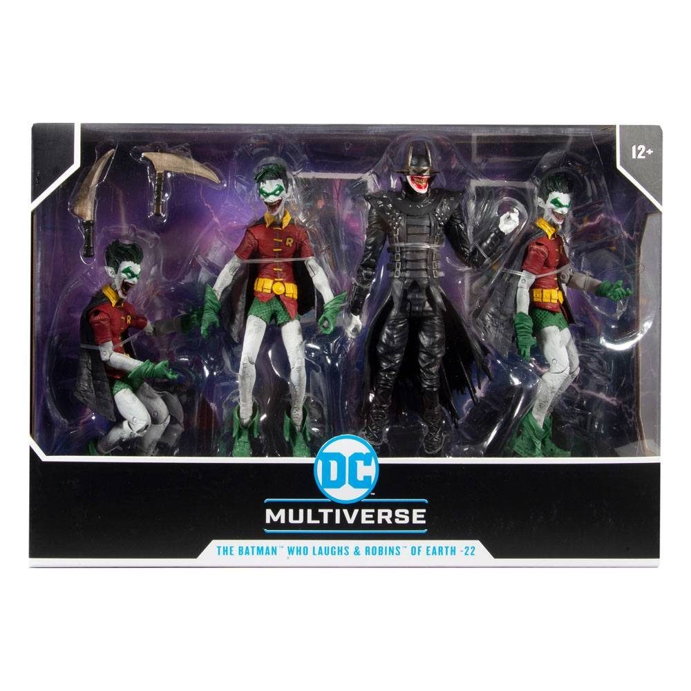 Actionfigur McFarlane DC Batman Who Laughs & Robins of Earth Actionfiguren Set